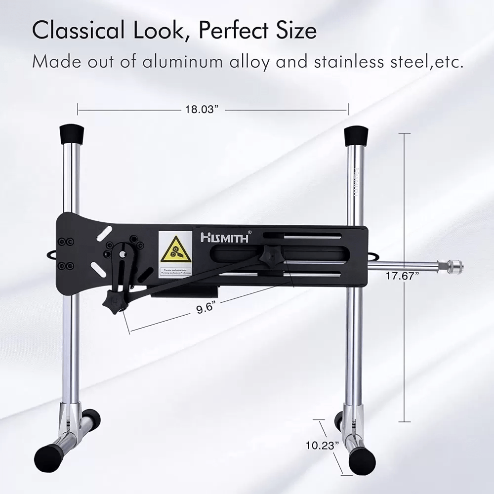 Máquina sexual Hismith 4.0: diseño modular con KlicLok, aplicación y control por cable para una acción de penetración intensa.