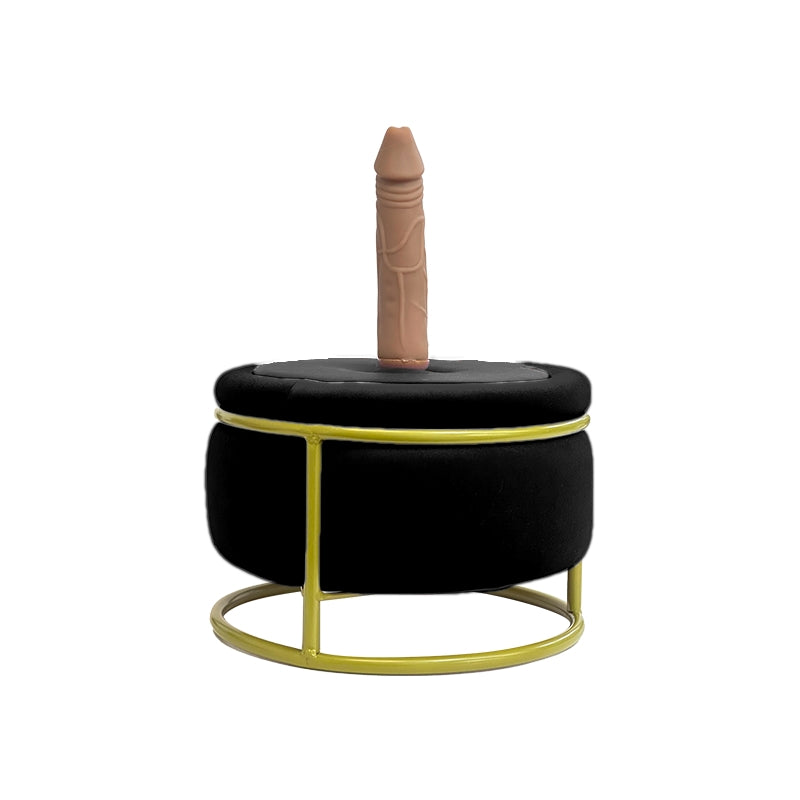 Silla de masaje con consolador y asiento rojo