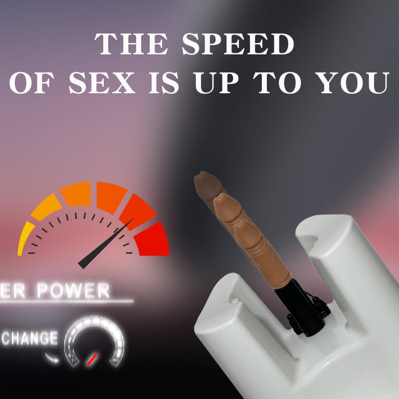 Tabureto Puŝanta Seksomaŝino Detachable dildo Ina Masturbilo