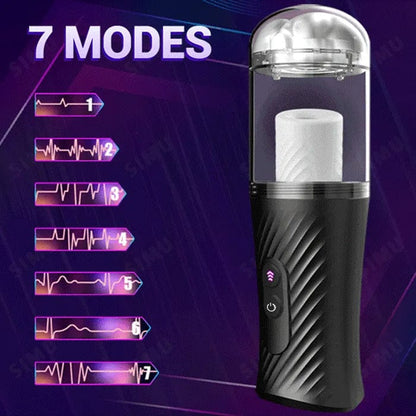 DIBEI Automatic 7 Telescoping Masturbation Cup