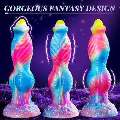 Phoenix 7 Puŝanta Vibranta Granda Suĉa Monstra Dildo 10.23 Coloj 