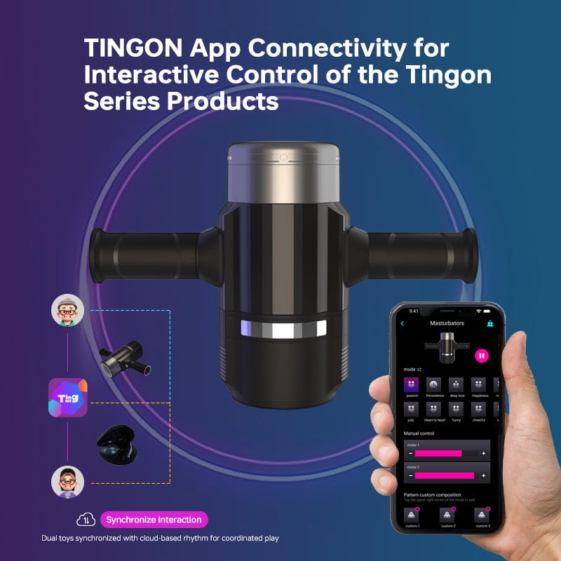 Tingon M1 Intelligent Rotation Thrusting Male Masturbator APP Control