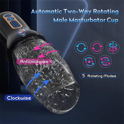 Gawk Gawk 3000 MAX Rotating Vibrating Telescopic Blowjob Masturbator