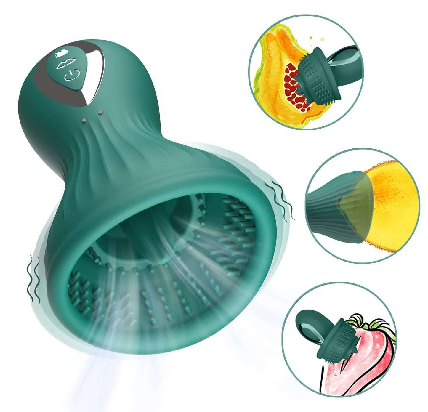 Dragon Clitoral Vibrator Sucking and Licking Tongue Sex Toy for Women Nipples Vagina Stimulator