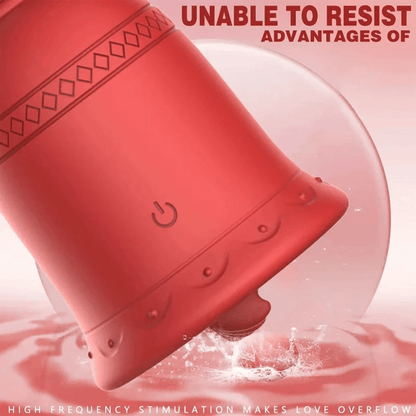 Christmas Tongue Licking Sucking Vibrator APP Controlled Clitoral Stimulator for Women