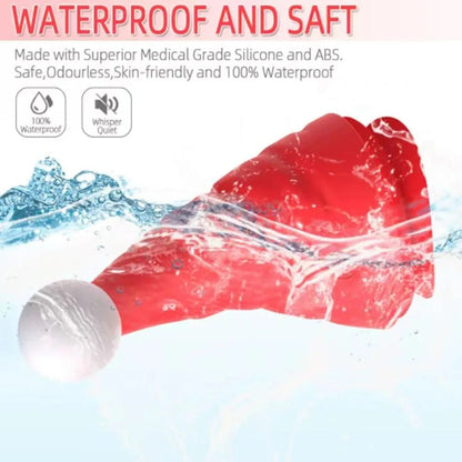 Santa Hat Vibrator 15 Speed Cunnilingus Masturbator Clit G-Spot Stimulator For Christmas