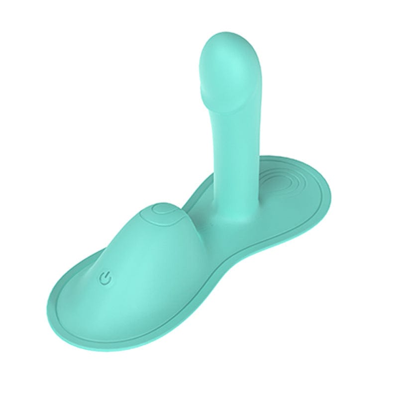 Vibrador de punto G con cojín estilo cabalgata para una estimulación intensa del clítoris y el punto G anal con aplicación