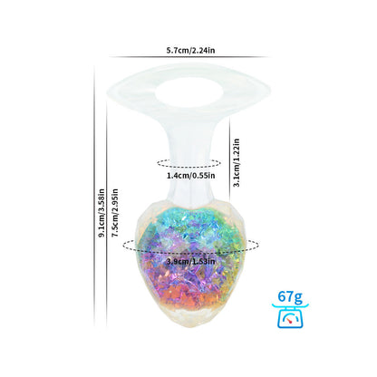 Diamond Crystal Rainbow Wearable Butt Plug Anal Sex Toy