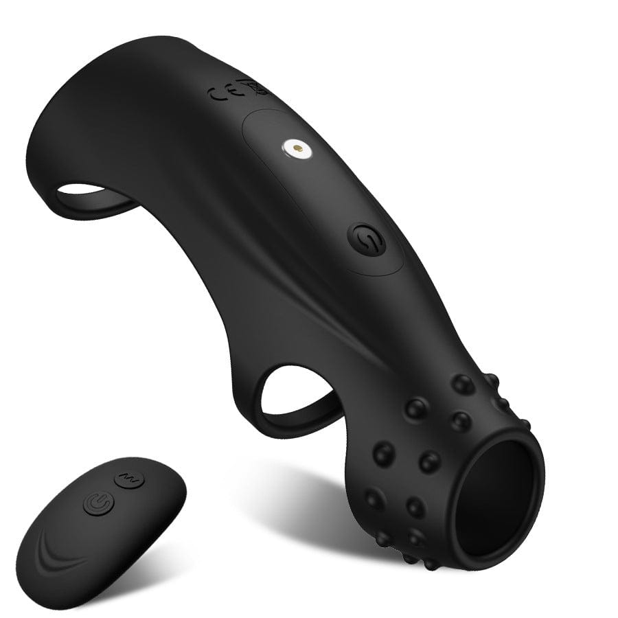 Anillo vibrador para pene con 10 estimuladores del punto G y control remoto