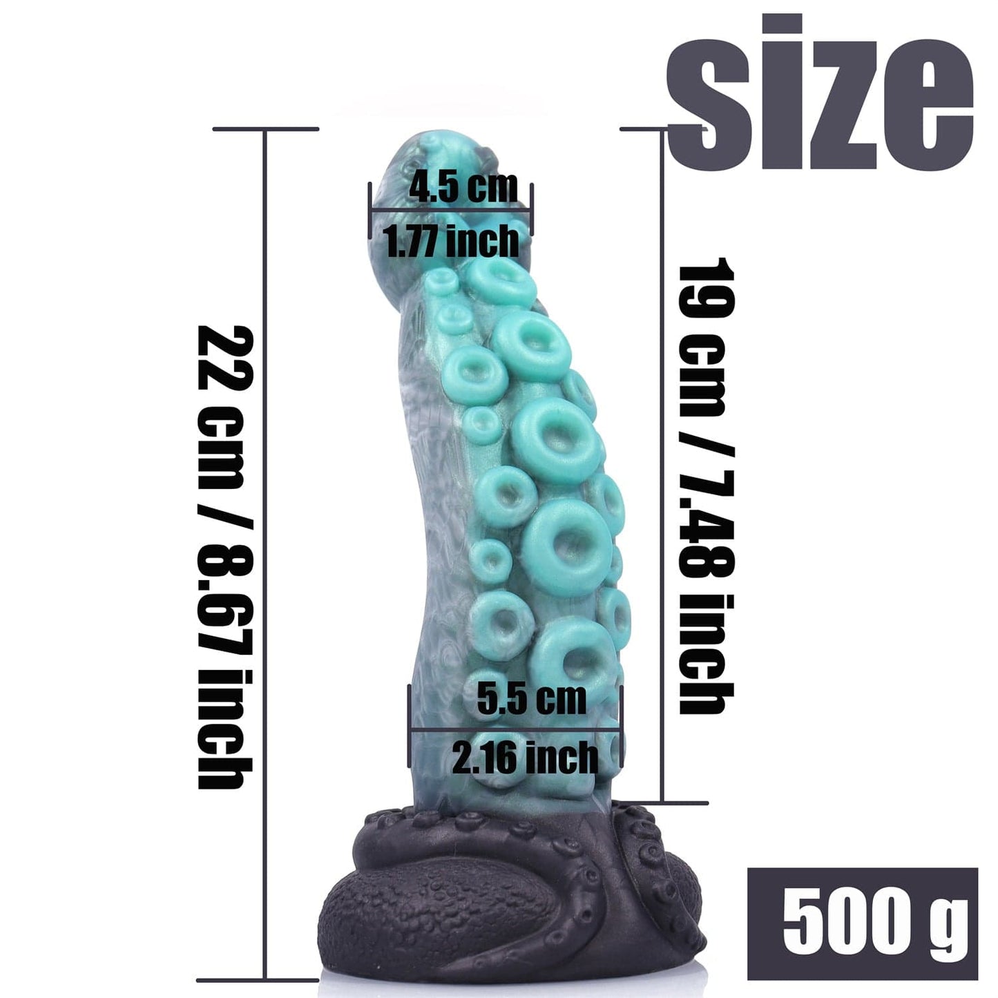 Masturbador extraterrestre masculino y femenino con tentáculos de pulpo de colores