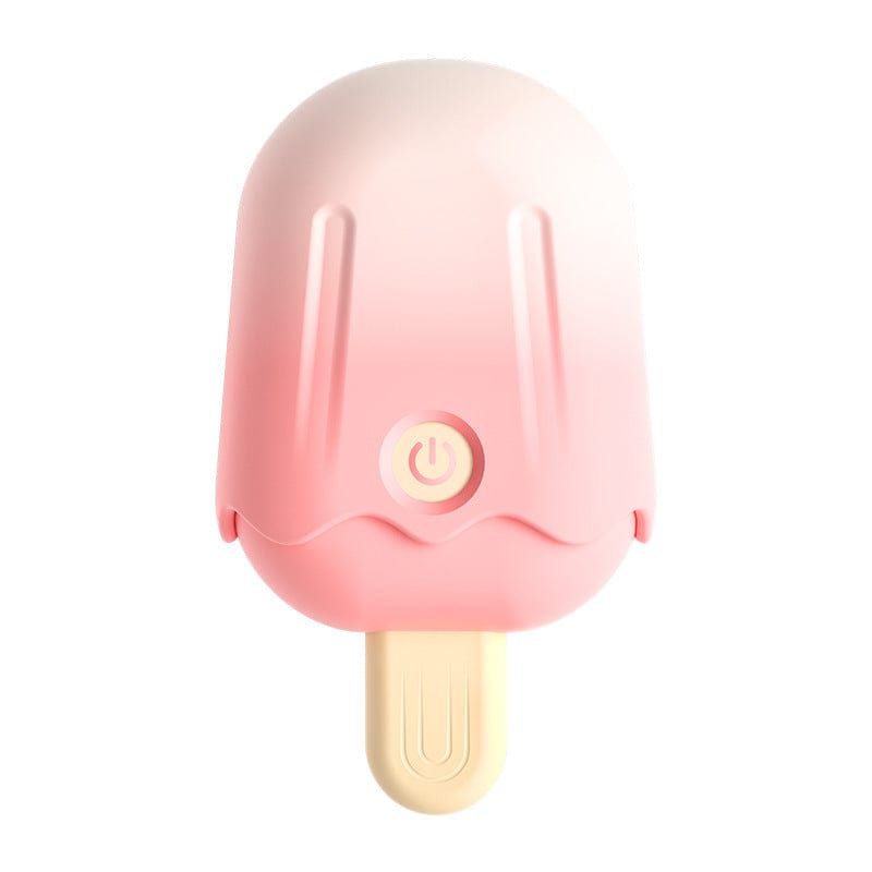 Masturbador femenino rosa con vibrador para chupar helado LILO
