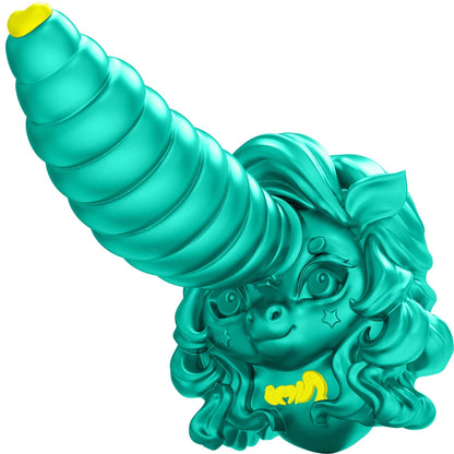 Masturbador anal con forma de pene de silicona de unicornio de AIMITEX
