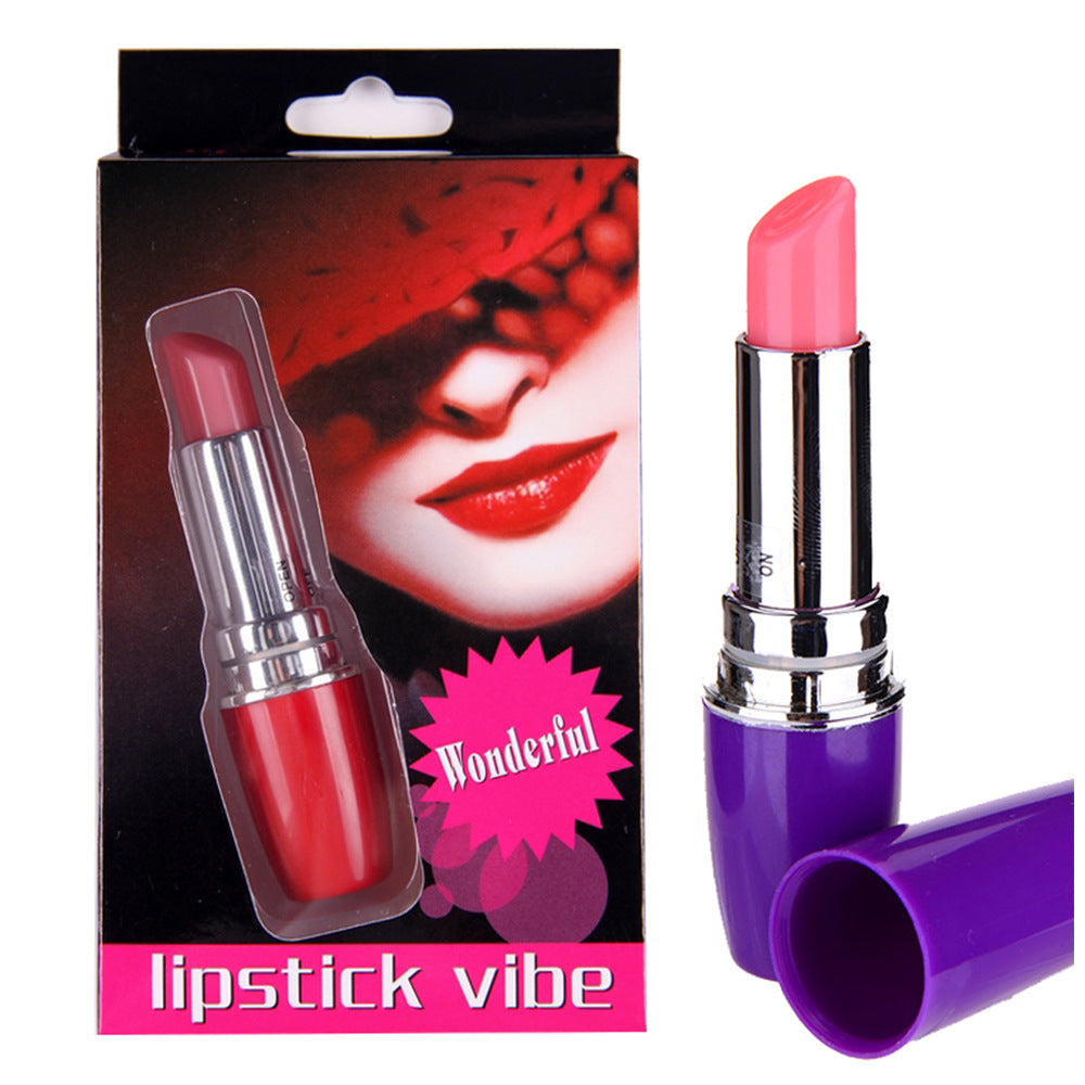 Sex Toys Lipsticks Stick Vibrators Mini Vibrator Stick Vibrating Lipsticks Massage Tool Sex Toys Women Stimulator(Red)