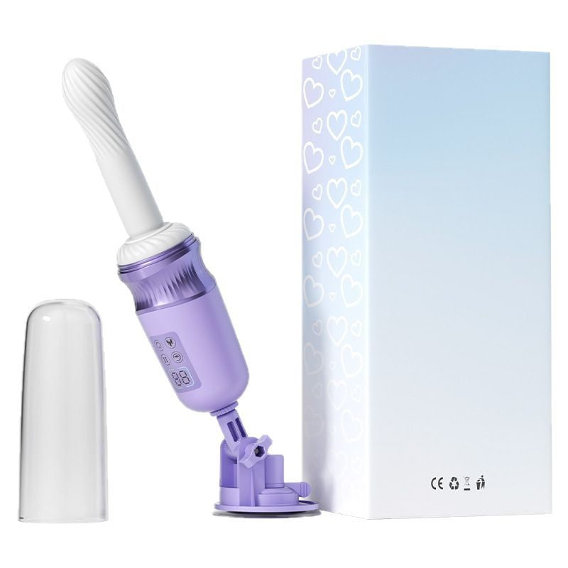 Consolador vibrador con calefacción Pure Moon 7, control por aplicación y punto G