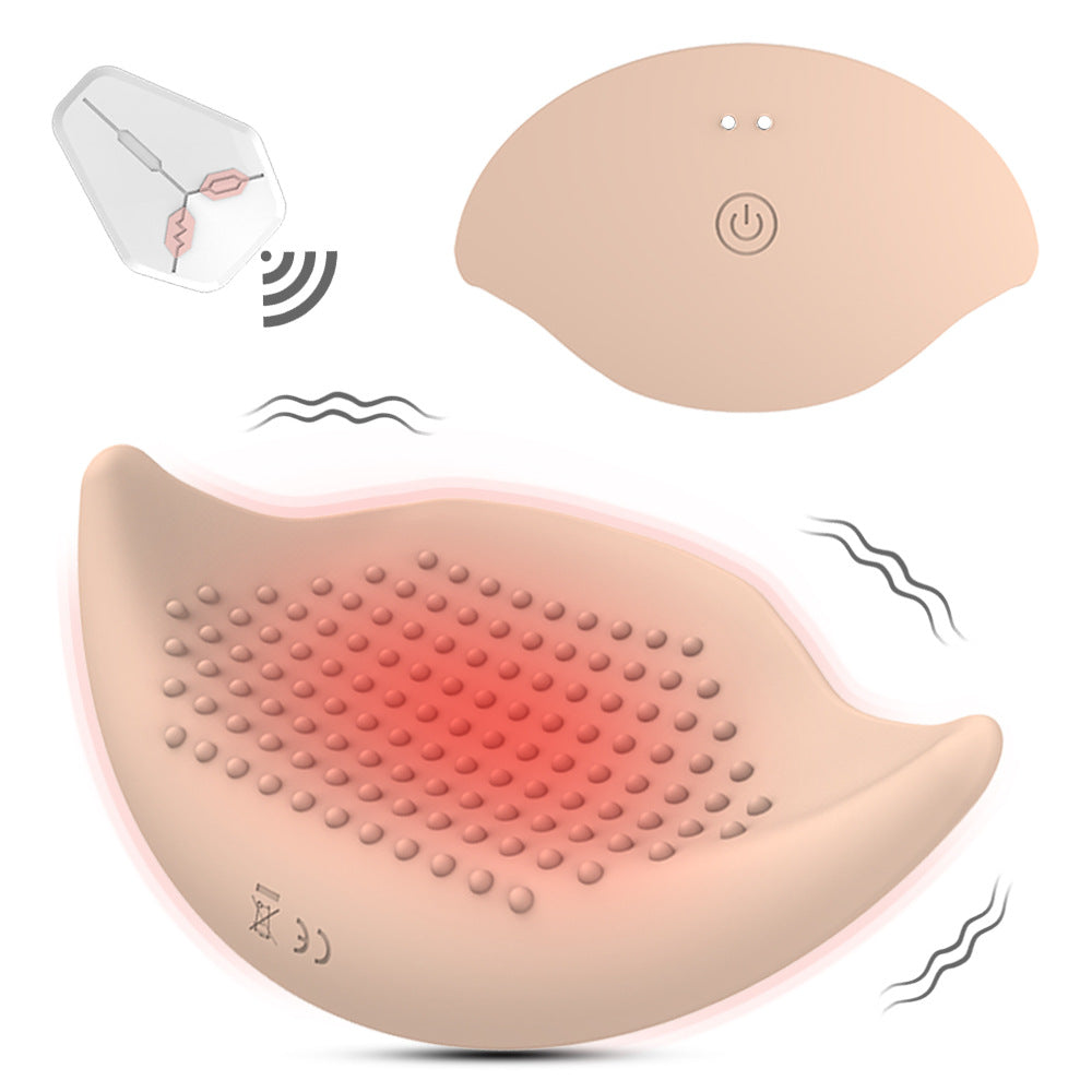 Vibrador masajeador de senos portátil invisible con control remoto