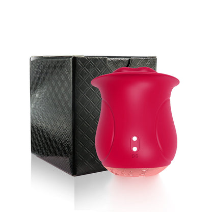 Rose Muncher - Licking Tongue Vibrator 10 French Kissing Modes