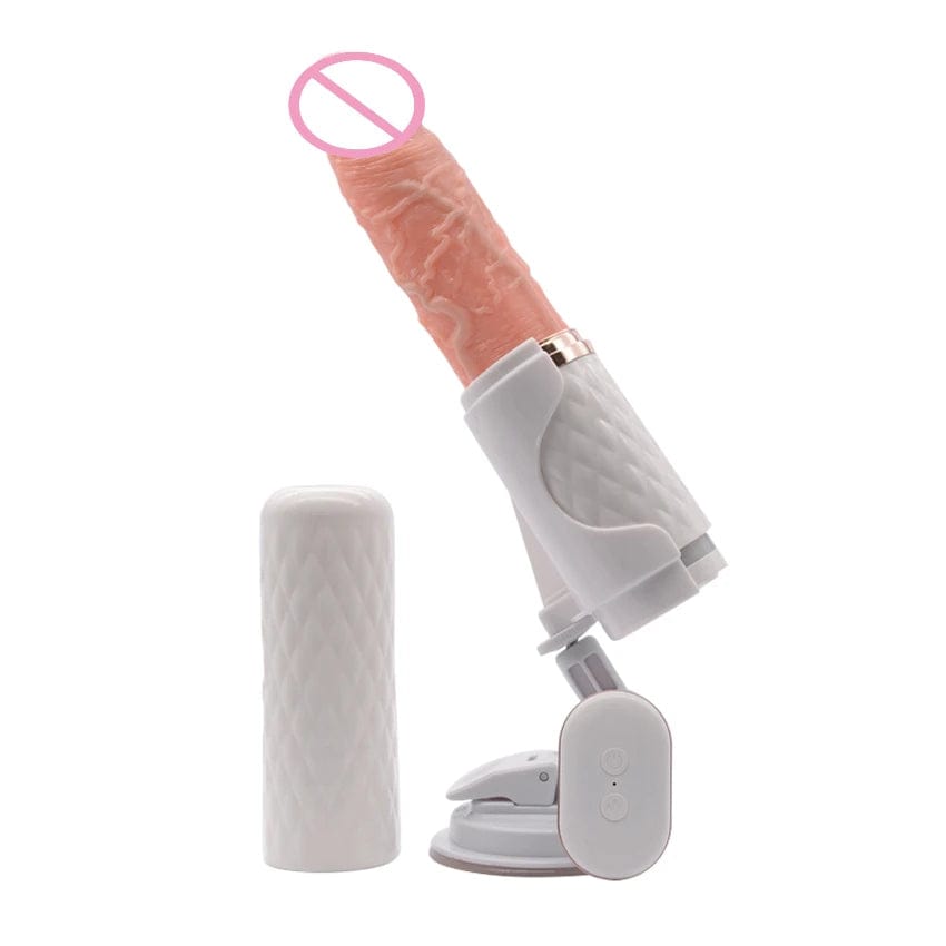 Pistola telescópica automática con varilla vibratoria para masaje y masturbación 