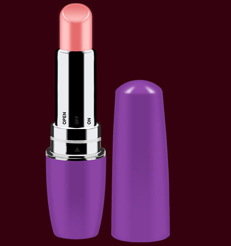 Sex Toys Lipsticks Stick Vibrators Mini Vibrator Stick Vibrating Lipsticks Massage Tool Sex Toys Women Stimulator(Red)