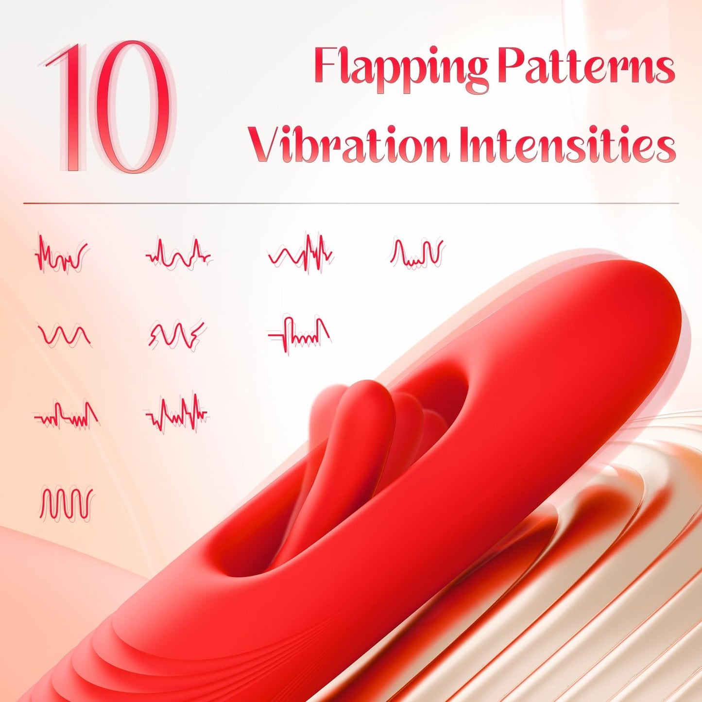 Vibrilo Rose Muncher por Lipoj kaj Lango kun Frapeta Vibrilo 