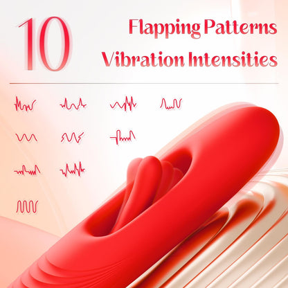 Vibrilo Rose Muncher por Lipoj kaj Lango kun Frapeta Vibrilo 