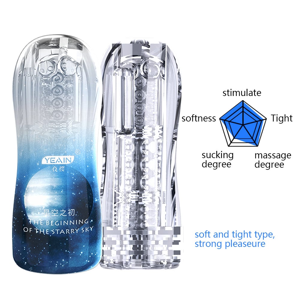 Copa vibradora de succión transparente para avión, entrenador automático para hombres 