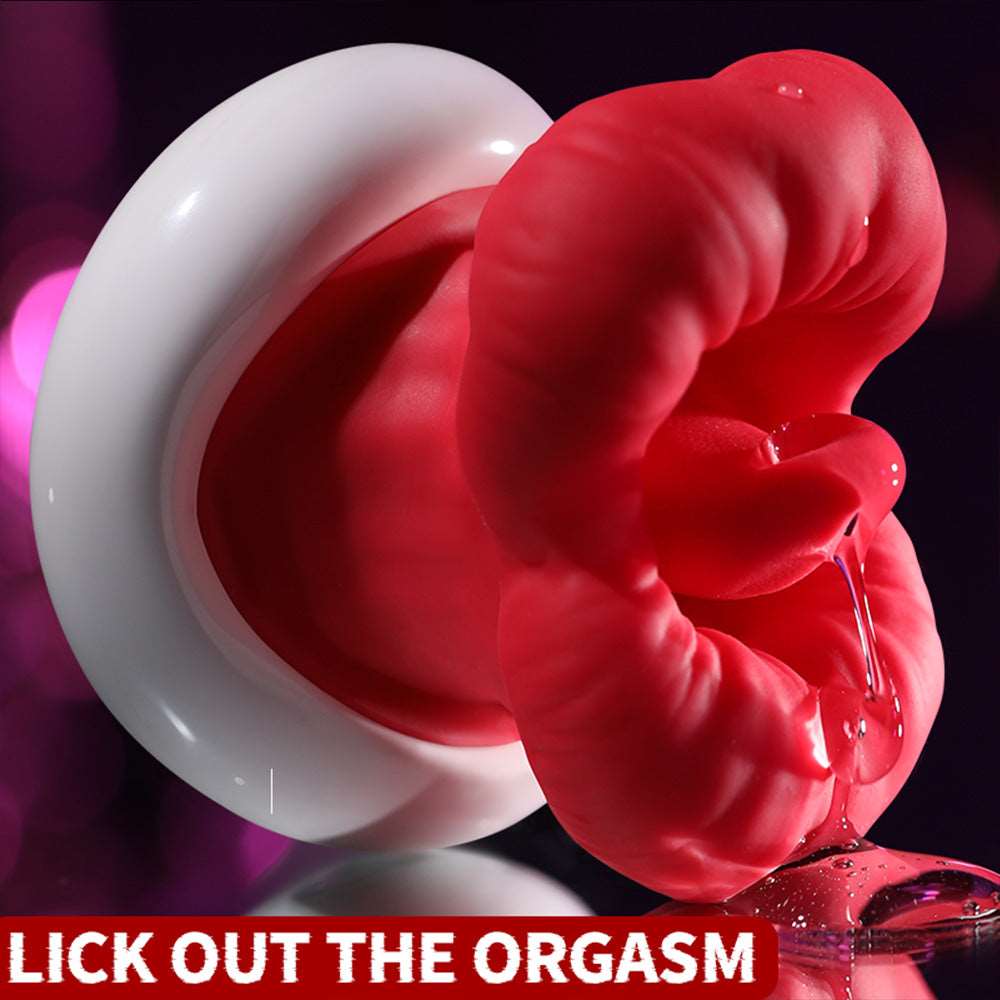 Vibrador de lengua Big Mouth mejorado para mujeres con 8 modos de vibración 