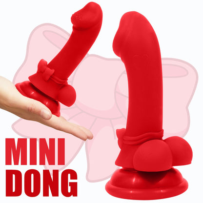 AIMITEX Mini consolador con lazo, masturbador femenino