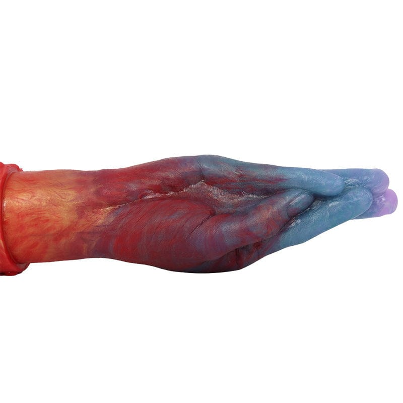 Tapón anal con forma especial de mano y consolador