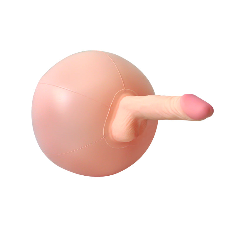 Bouncy Inflatable Sex Ball with Remote Control Vibrating Realistic Dildo
