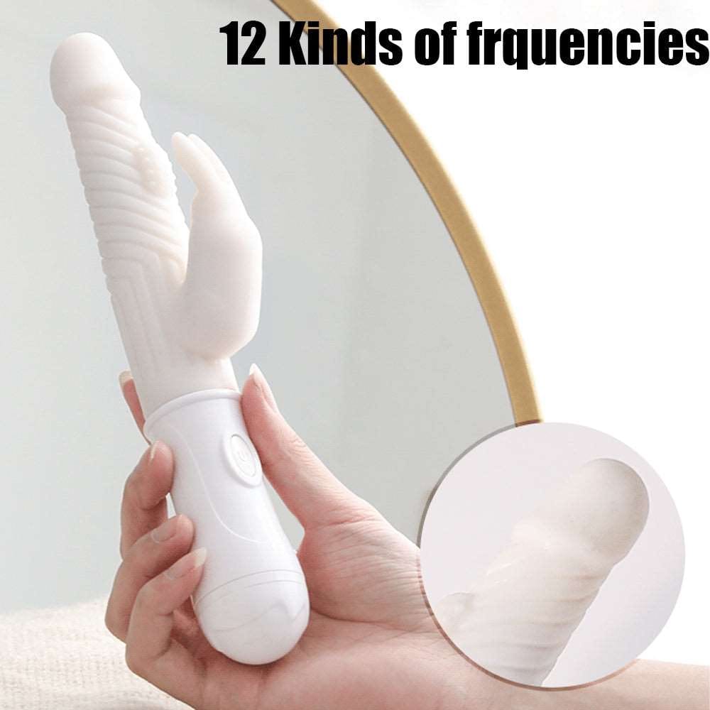Blissful Joy Rabbit Bead Stick For Men And Women Shared Vibrating Stick For Women Masturbation Massager Sex