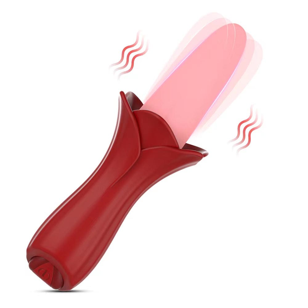 Vibranta Bastono por Vagina Lekado de Klitora Stimulilo de Roza Lango 