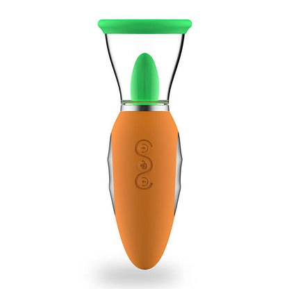 Carrot Vibrator Female Masturbator Vibration Av Automatic Heating Sucking Tongue Licker Pluggable