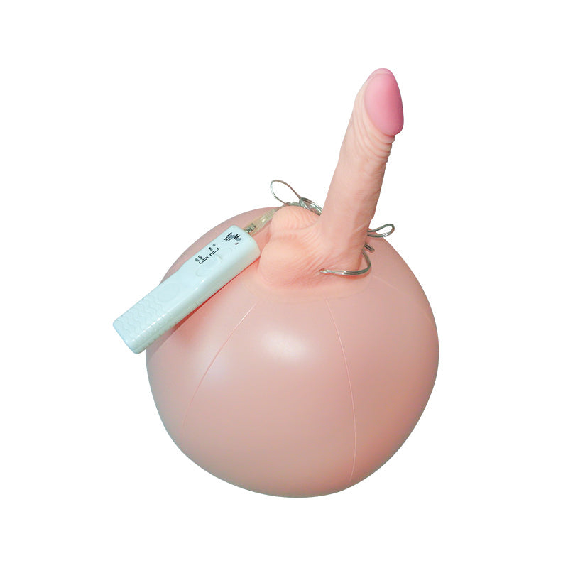Bola sexual inflable con control remoto y consolador realista vibrador