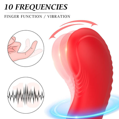 Teleregilo Silikona Vibrilo 10 Vibrada Hejtado Prostata Masaĝilo