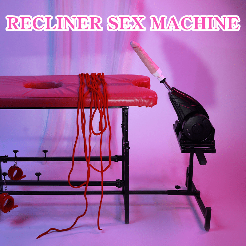 Juego de silla sexual con consolador de 12 frecuencias MizzZee
