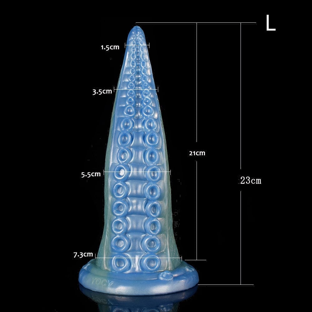 Tapón anal de silicona líquida con forma de tentáculo de pulpo