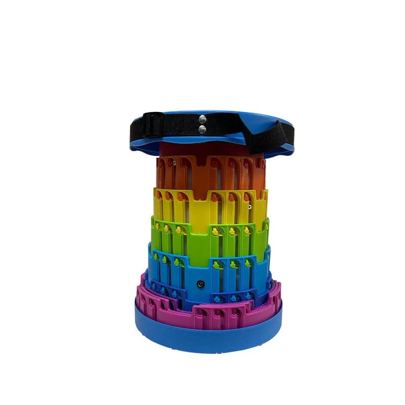 Consolador sexual TOYHEERG Rainbow Telescopic Chair para estimulación al aire libre