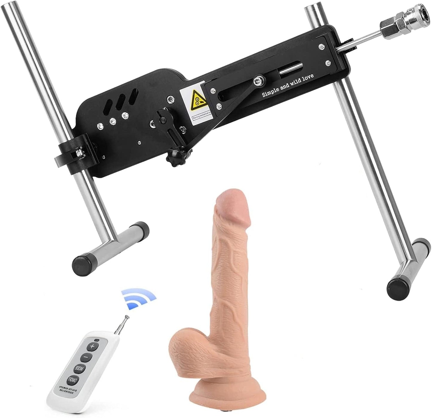 Máquina automática de penetración sexual con control remoto por aplicación