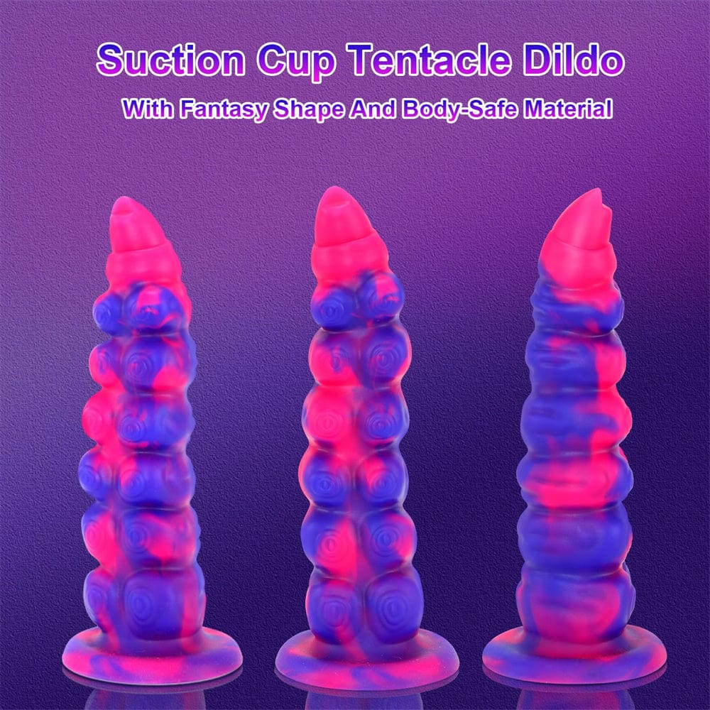 Consolador vibrador Fantasy Monster con bolas anales