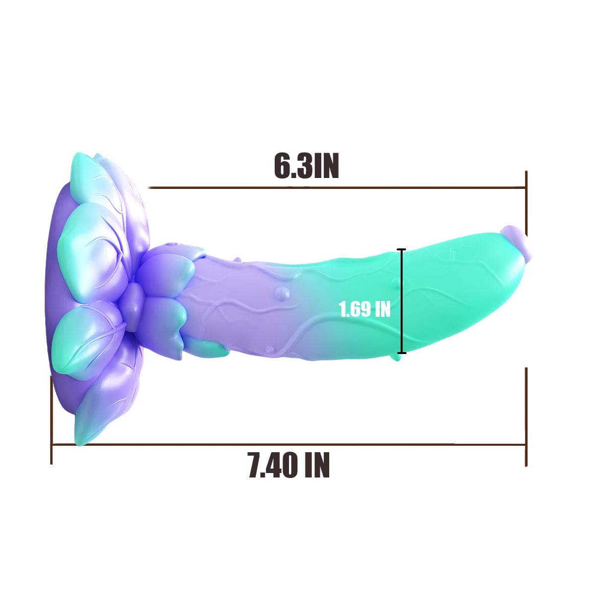 AIMITEX Roza Silikona Dildo Anusa Ŝtopilo Ekstertera Dolĉa Peniso