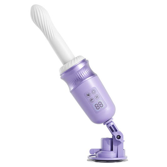 Consolador vibrador con calefacción Pure Moon 7, control por aplicación y punto G