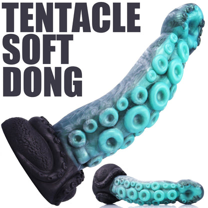 Masturbador extraterrestre masculino y femenino con tentáculos de pulpo de colores