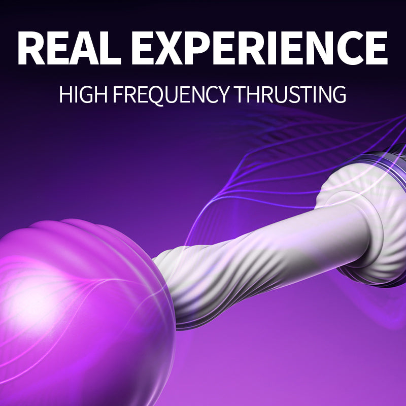 Consolador vibrador con calefacción Pure Moon 7, control por aplicación y punto G