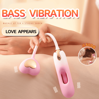 Heart-shaped Hollow Vibrating Egg Slaps and Vibrates