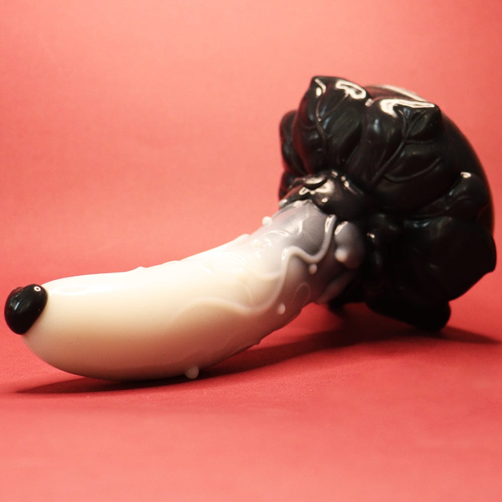 Consolador anal de silicona AIMITEX con forma de rosa y forma de pene extraterrestre