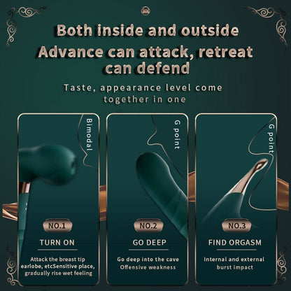 Thor Hammer - Telescopic Sucking Vibrator G-spot Stimulation