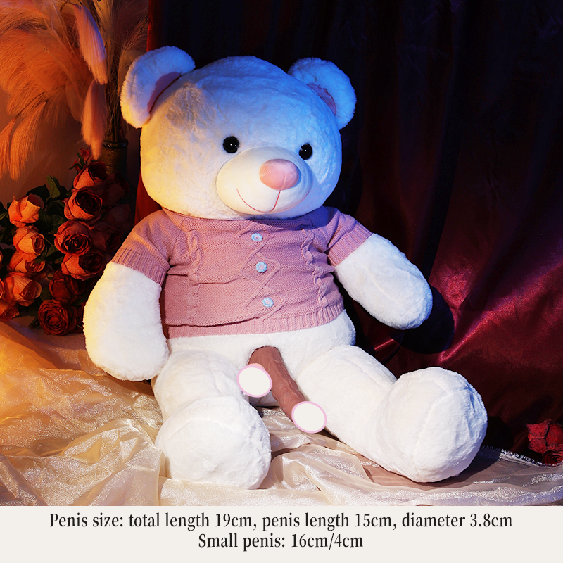 Máquina sexual de peluche tipo osito de peluche con control de aplicación