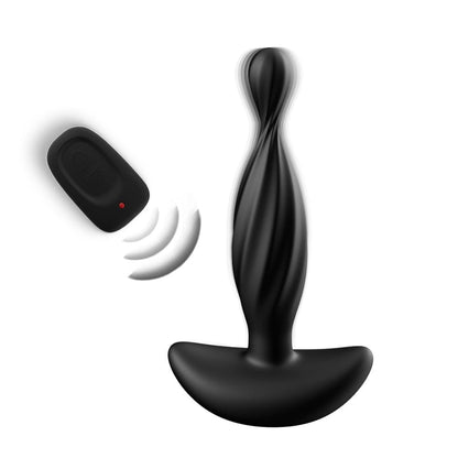 Anala ŝtopilo vibrilo por vira prostata masaĝilo G-punkta masturbilo